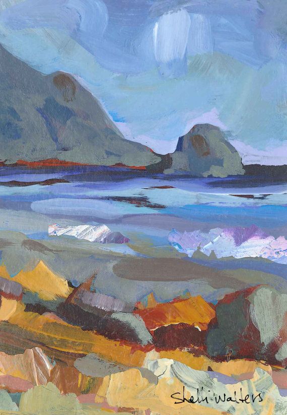 570x823 Oregon Coast Original Painting - Oregon Painting