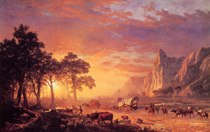 700x440 The Oregon Trail , 1869 - Oregon Painting