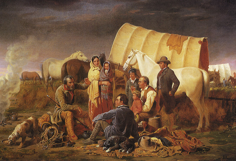 800x544 National Oregoncalifornia Trail Center - Oregon Trail Painting
