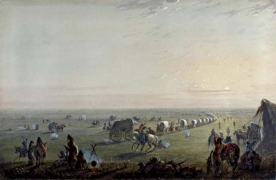 550x360 Oregon Trail - Oregon Trail Painting