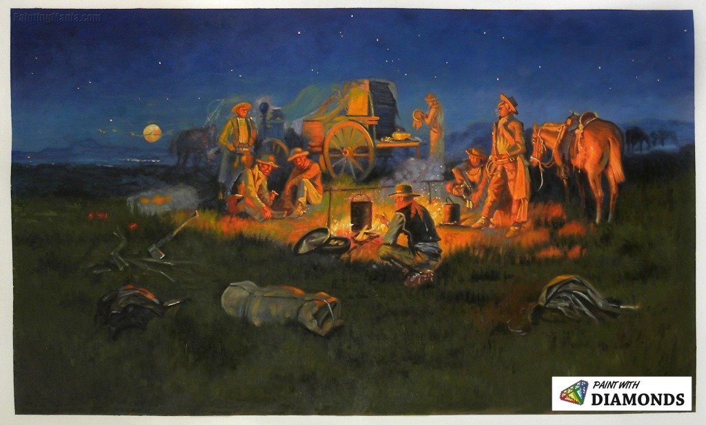 1024x617 Oregon Trail 100% Full Canvas Square Drill Diamond Paintings - Oregon Trail Painting