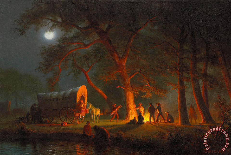 960x646 Albert Bierstadt Oregon Trail Painting - Oregon Trail Painting