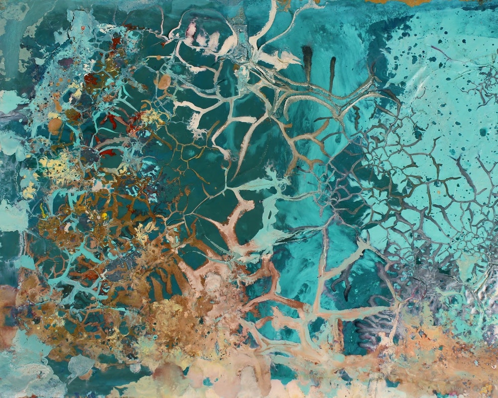 1000x799 Organic Abstract,contemporary Expressionism Painting Reach For Me - Organic Painting