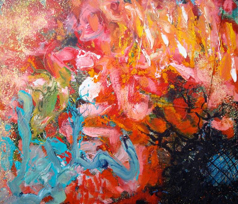 770x660 Saatchi Art Abstract,organic, Space. For Jackson Pollock - Organic Painting