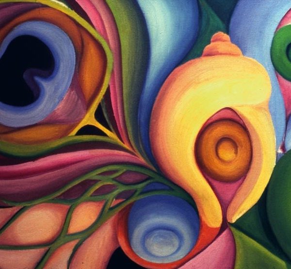 600x554 Sketchbook Biomorphicorganic Shapes Cassandra's Art 101 - Organic Painting