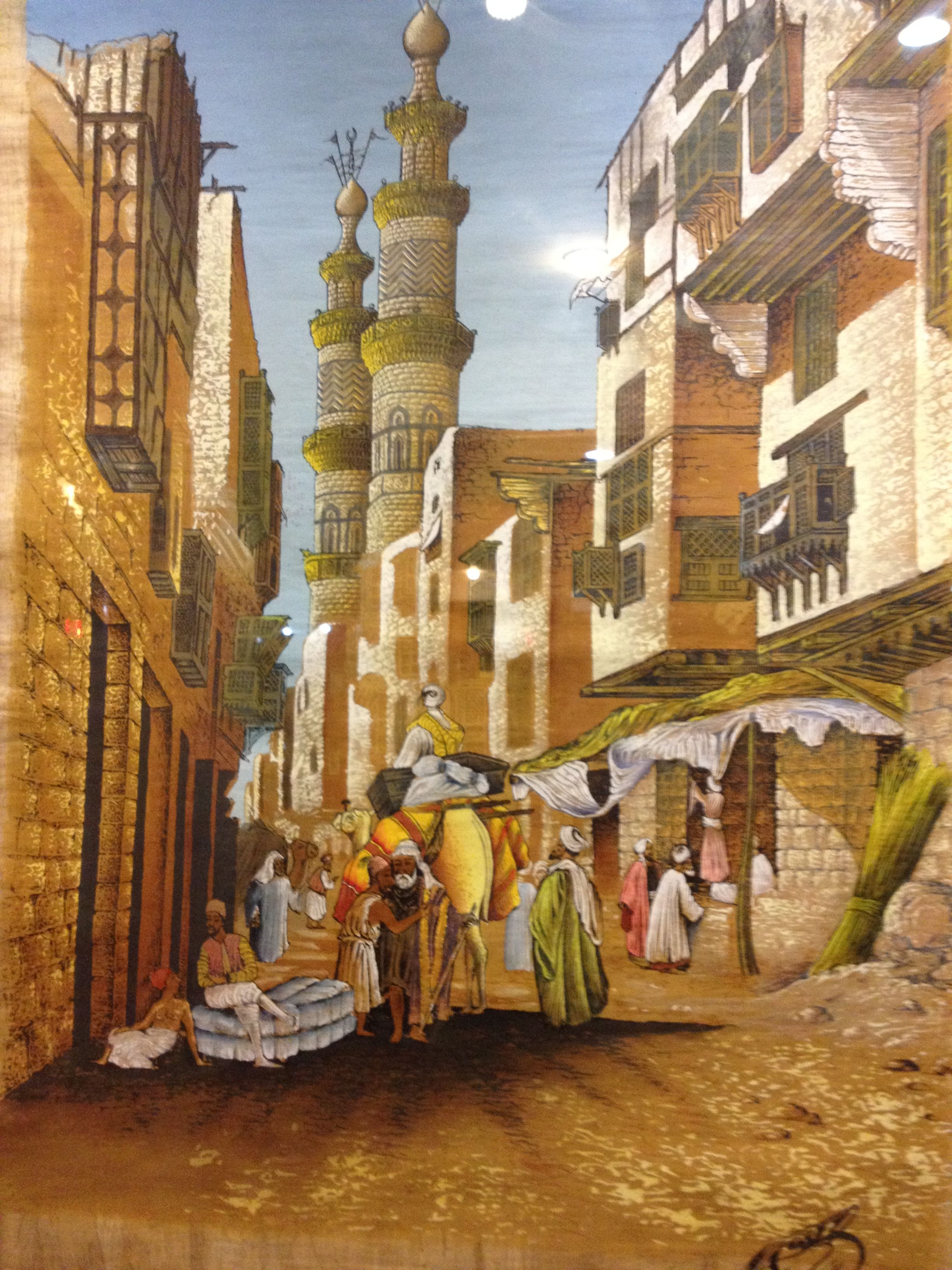 2448x3264 Oriental Painting On A Hotel Wall In Mashhad Done By Unknown Local - Oriental Painting