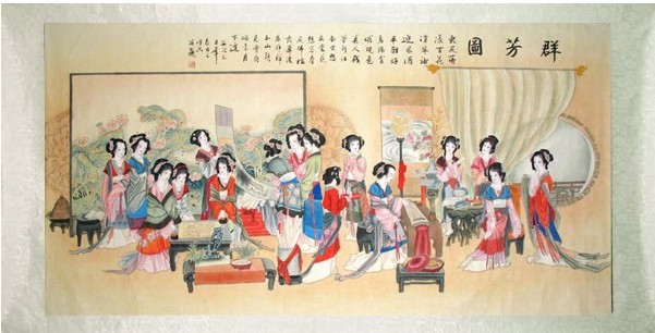 601x306 How To Show The Chinese Painting Buy Hand Painted - Oriental Painting On Silk