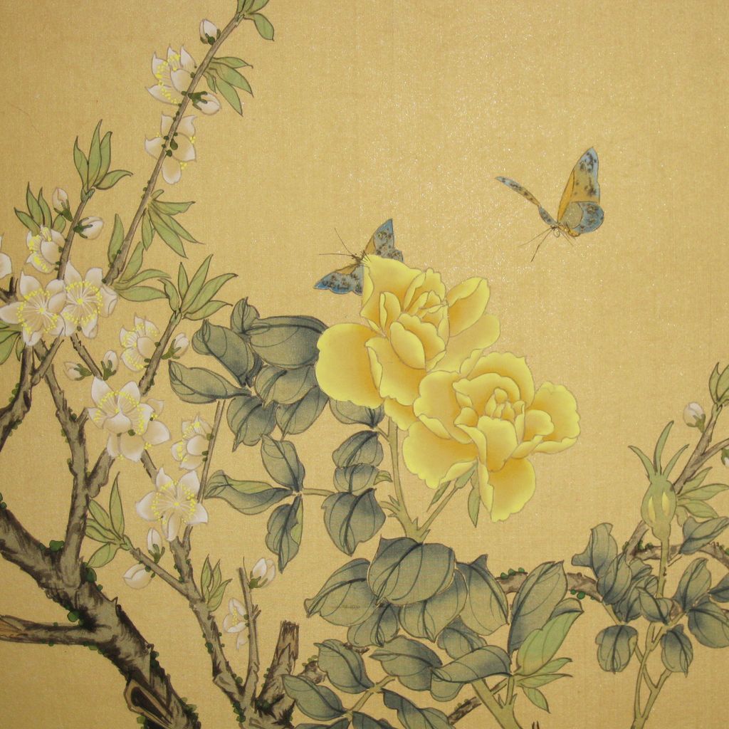 1024x1024 Rl C17g.2l.jpg Pixels Peonies Painted - Oriental Painting On Silk