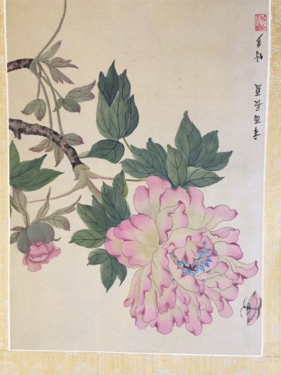 Oriental Painting On Silk at PaintingValley.com | Explore collection of ...