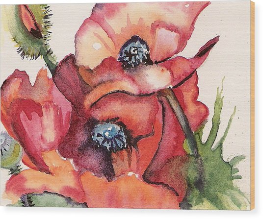 536x447 Oriental Poppies Painting By Marsha Woods - Oriental Poppies Painting