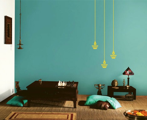 470x384 Asian Paint Wall Design To Improve Your Home Decoration Seeur - Oriental Wall Painting