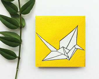 340x270 Little Desert Painting Desert Painting Cactus Painting - Origami Painting