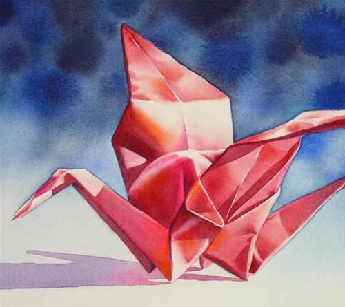 500x446 Daily Paintworks - Origami Painting