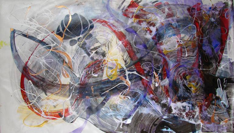 770x438 Saatchi Art New Art Nouveau, Original Abstract Painting By Dmitri - Original Abstract Painting