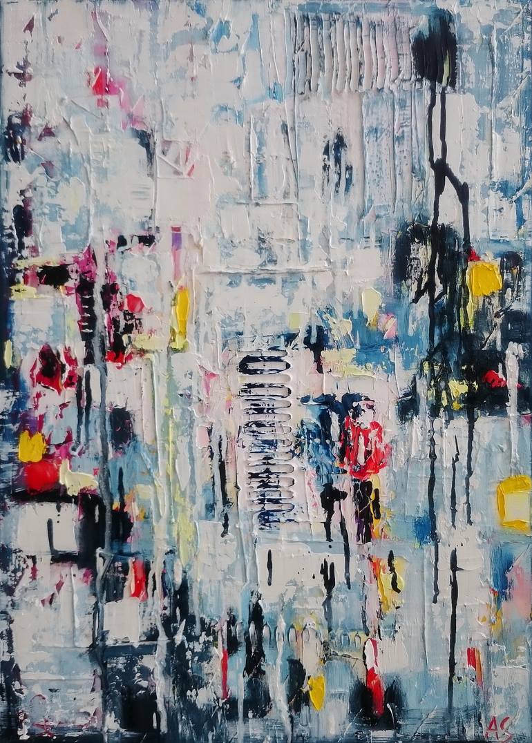 770x1076 Saatchi Art Spring Abstract Original Abstract Painting With Deep - Original Abstract Painting