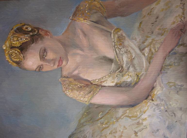 770x568 Saatchi Art Original Art Oil Painting Beautiful Prima Ballerina - Original Art Oil Painting