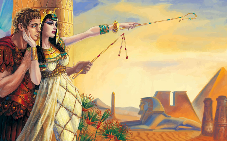 768x480 Rome Versus Egypt In Antony And Cleopatra O Captain! My Captain! - Original Cleopatra Painting