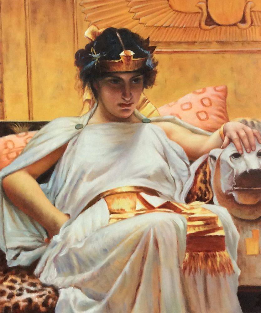 833x1000 Waterhouse - Original Cleopatra Painting