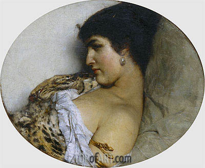 400x327 Cleopatra Alma Tadema Painting Reproduction 9795 Topofart - Original Cleopatra Painting