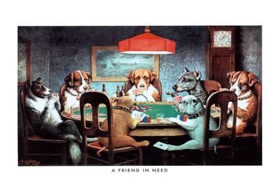 400x274 Affordable Dogs Playing Poker Posters For Sale - Original Dogs Playing Poker Painting