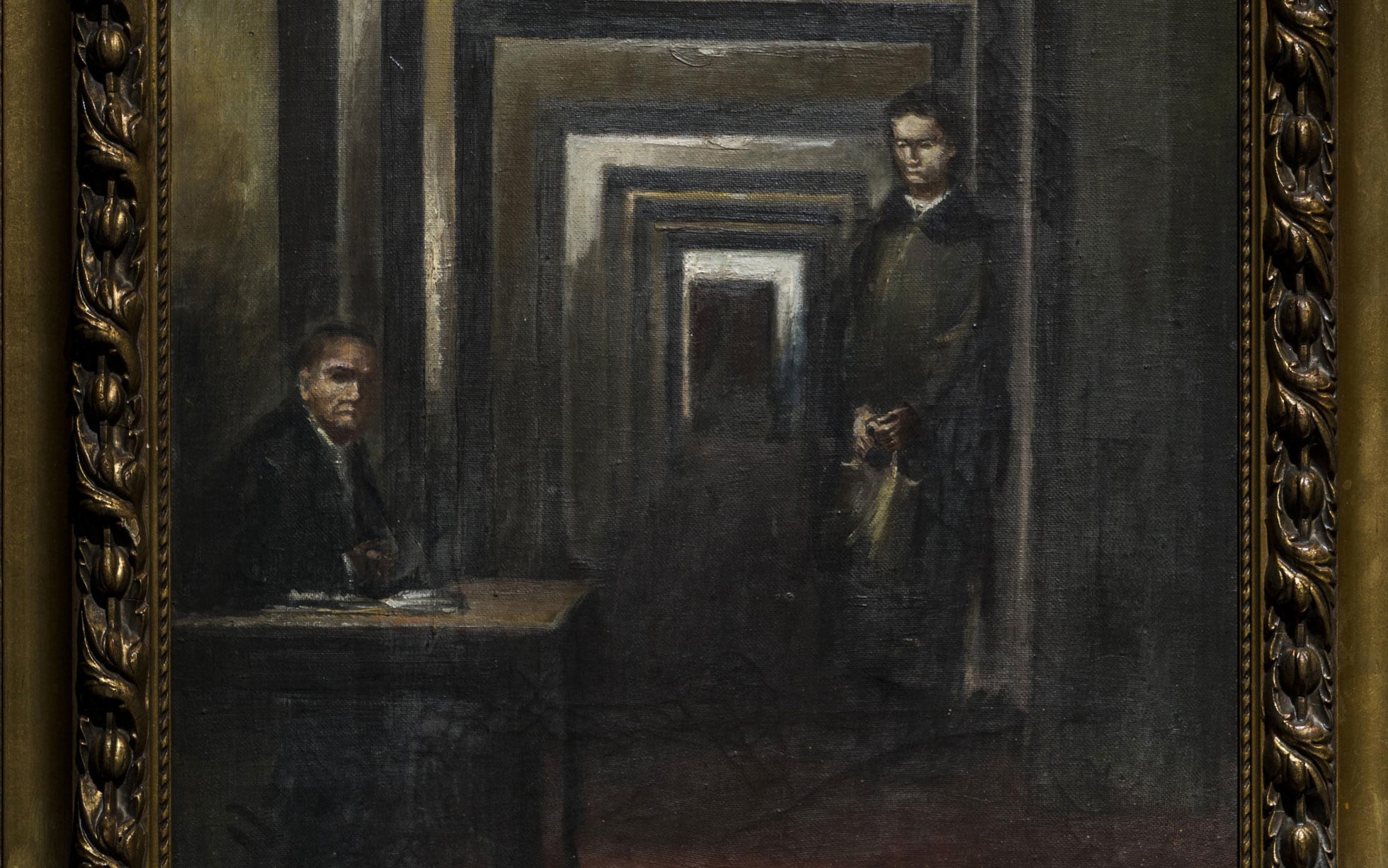 1960x1226 Piece Of S' Painting By Adolf Hitler Features In New Art Exhibition - Original Hitler Painting