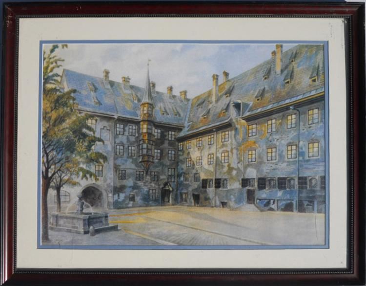 Original Hitler Painting at PaintingValley.com | Explore collection of ...