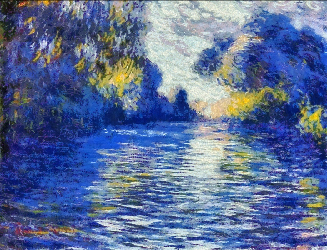 1046x800 Claude Monet Part Ii - Original Monet Painting
