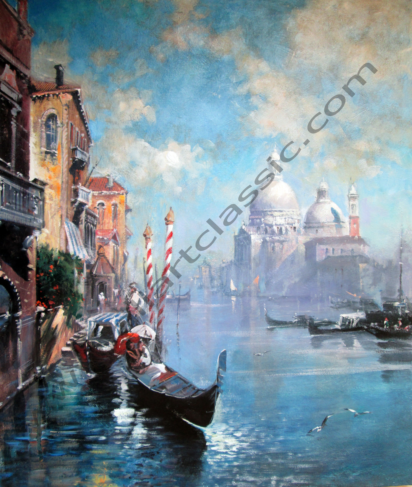 1439x1700 Art Reproductions And Original Oil Paintings Landscapes, Venice - Original Oil Landscape Painting