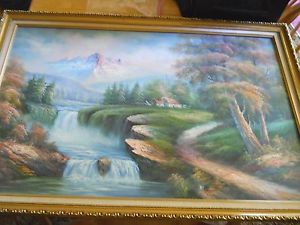 Original Oil Landscape Painting at PaintingValley.com | Explore ...