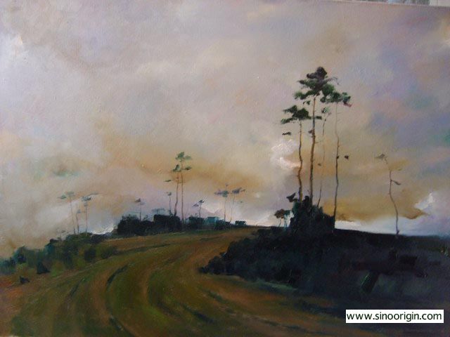 640x480 Yuxiang Lv Original Oil Painting,oil Paintings,for Sale,sinoorigin - Original Oil Landscape Painting