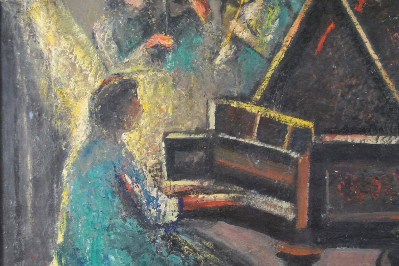 1280x856 Original Oil Painting On Board By Ohio Artist Israel Abramofsky - Original Oil Painting