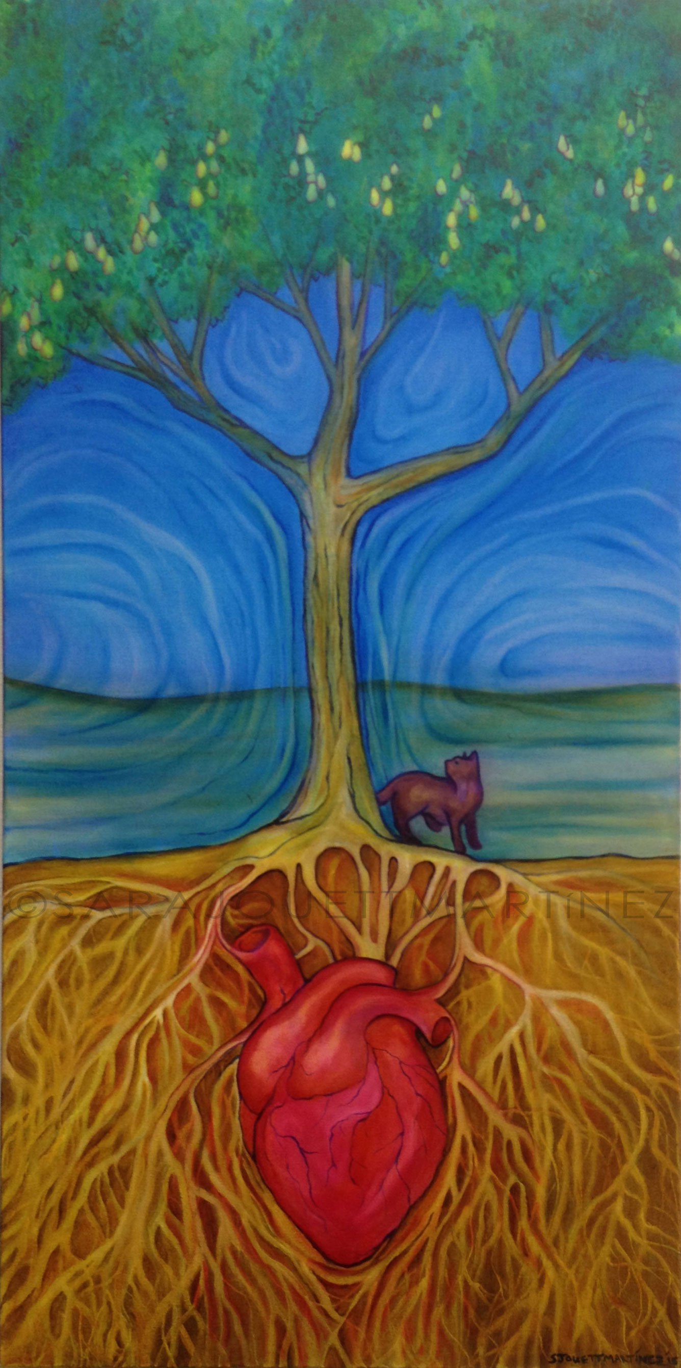 1336x2683 Corazon Original Oil Painting - Original Oil Painting