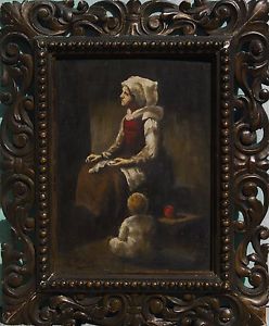 248x300 Evert Pieters (Dutch,1856 1932) Original Oil Painting Signed Ebay - Original Oil Painting