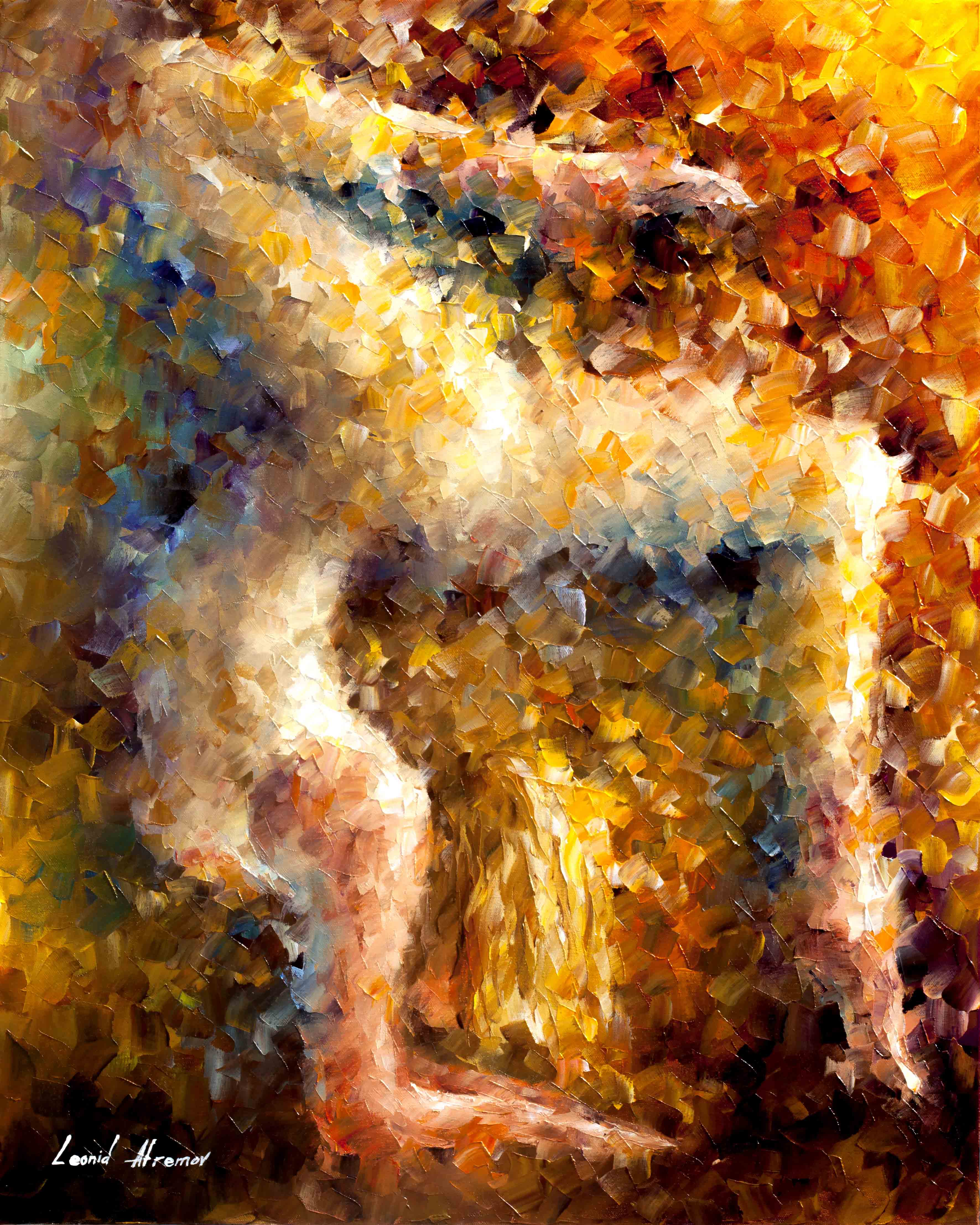 3543x4424 Leonid Afremov, Oil On Canvas, Palette Knife, Buy Original - Original Oil Painting By Artist