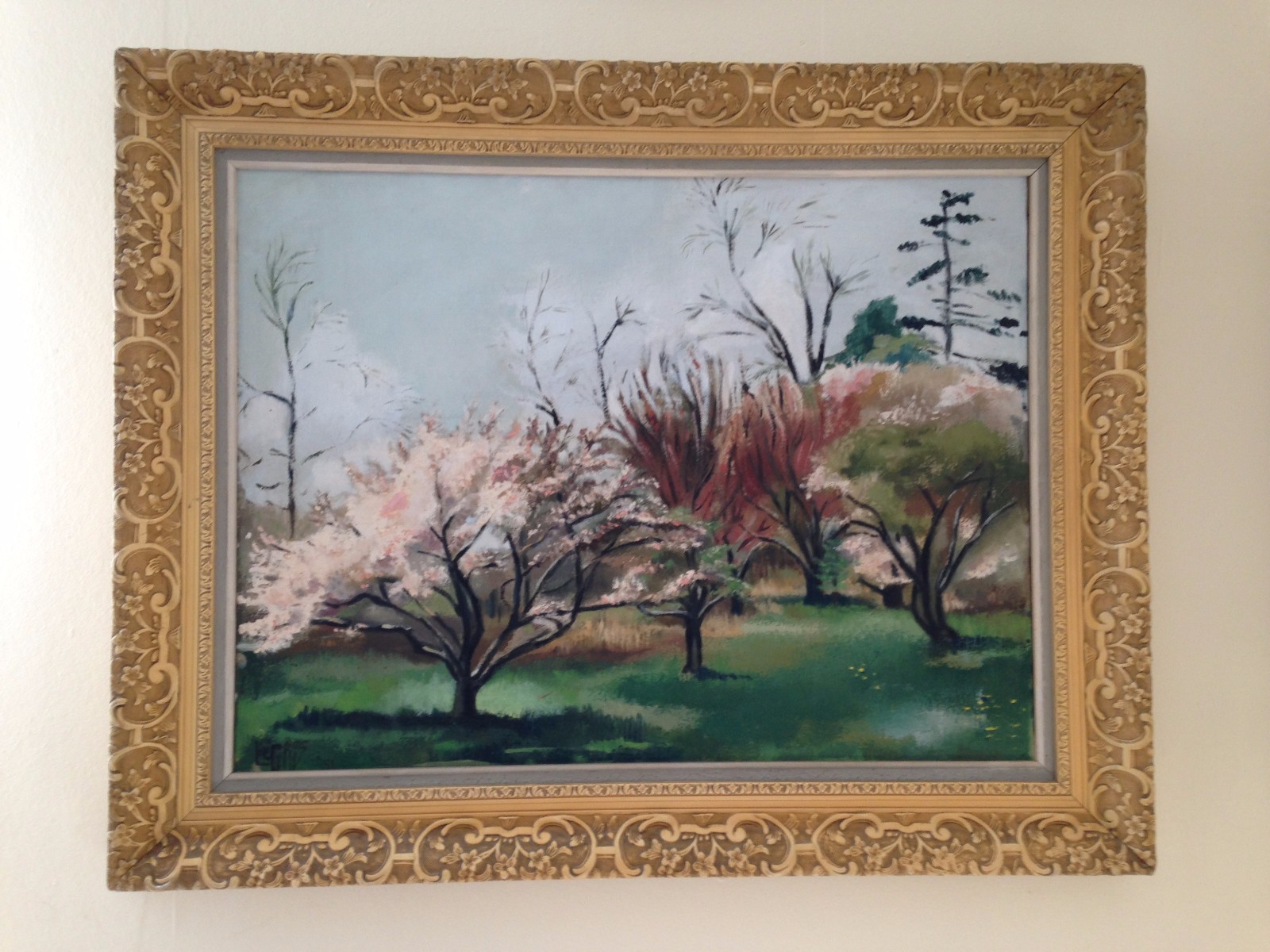 1600x1200 Original Oil Painting On Canvas By American Listed Artist Lili - Original Oil Painting By Artist