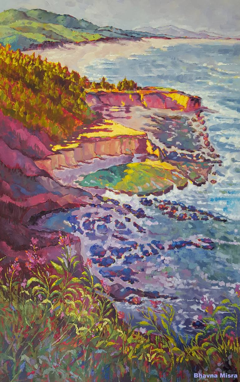 770x1224 Saatchi Art Mile By Mile, Original Oil Painting By Artist - Original Oil Painting By Artist