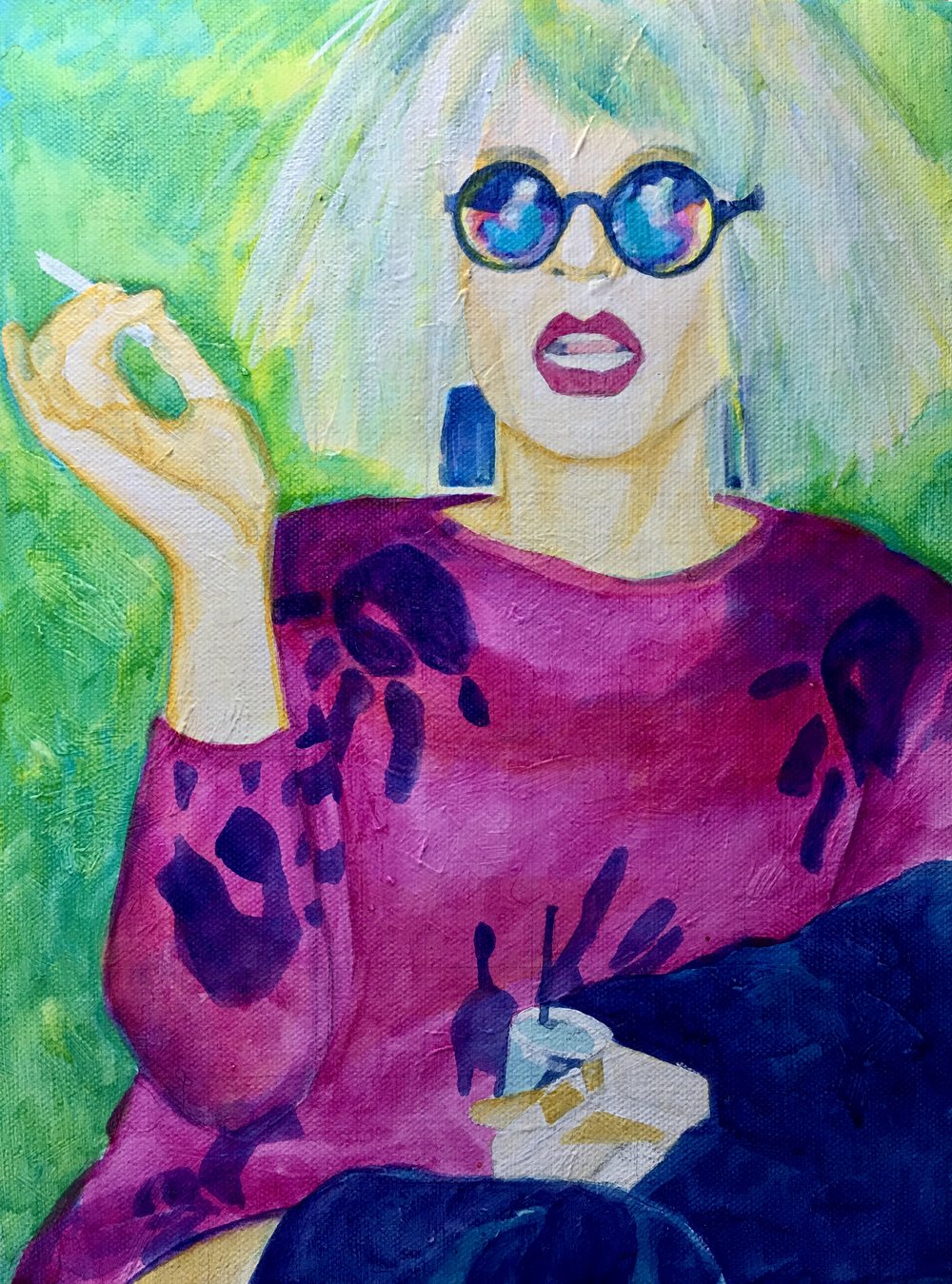 1000x1349 Katya Zamolodchikova Icons Series 3 By Derek Covington Smith - Original Painting