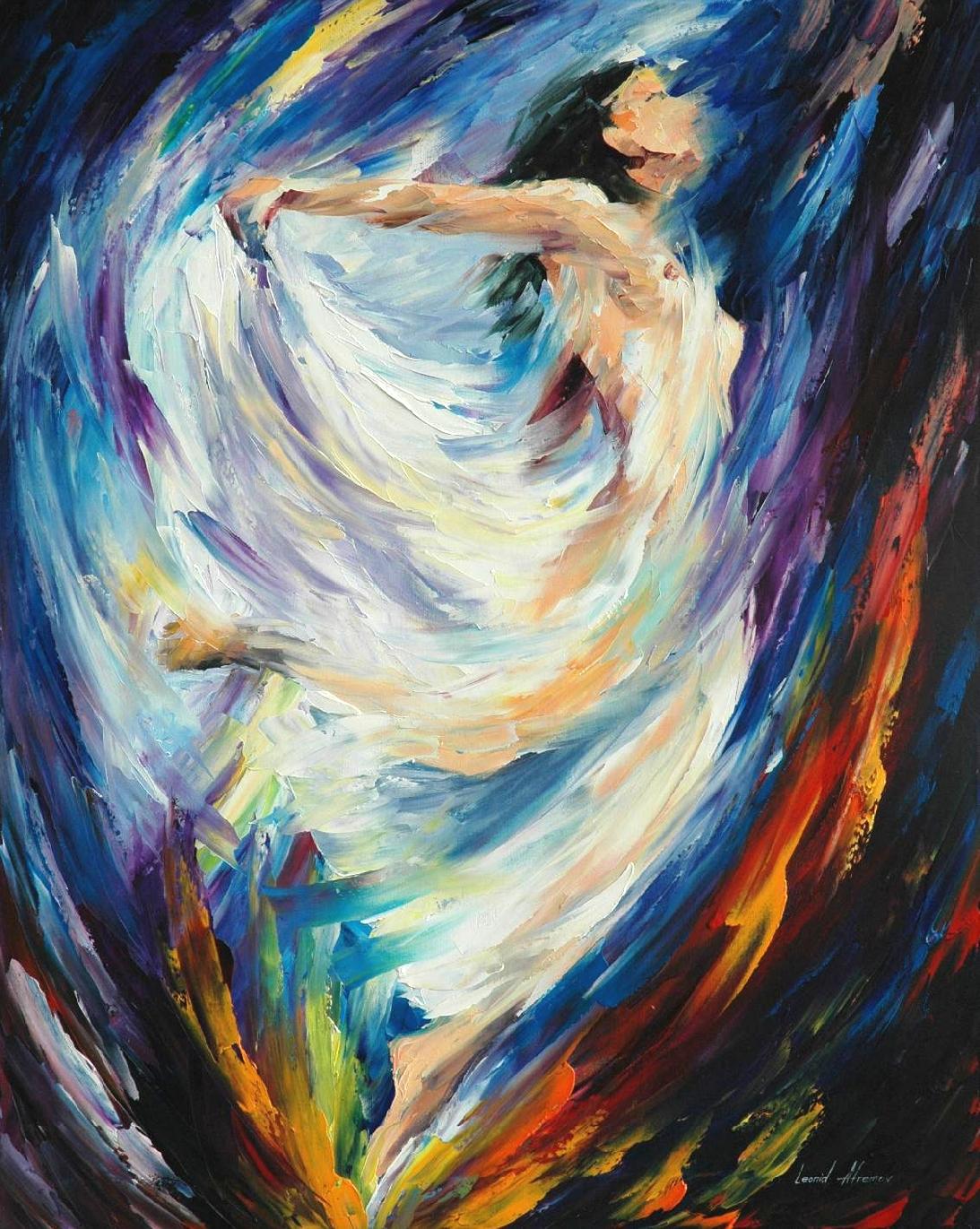 1093x1371 Leonid Afremov, Oil On Canvas, Palette Knife, Buy Original - Original Painting