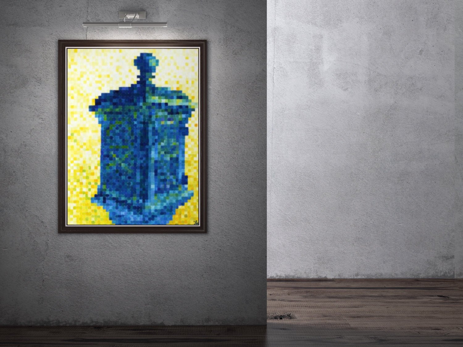 1500x1125 Original Painting - Original Police Painting