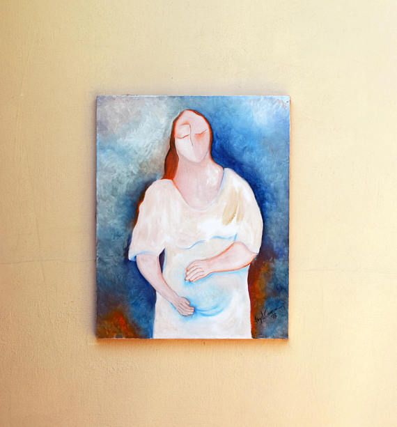 570x613 Painting Original Oil Painting On Canvas - Original Police Painting