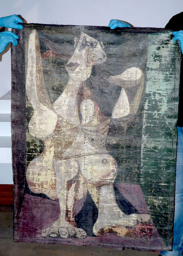 615x859 Stolen Picasso Painting - Original Police Painting