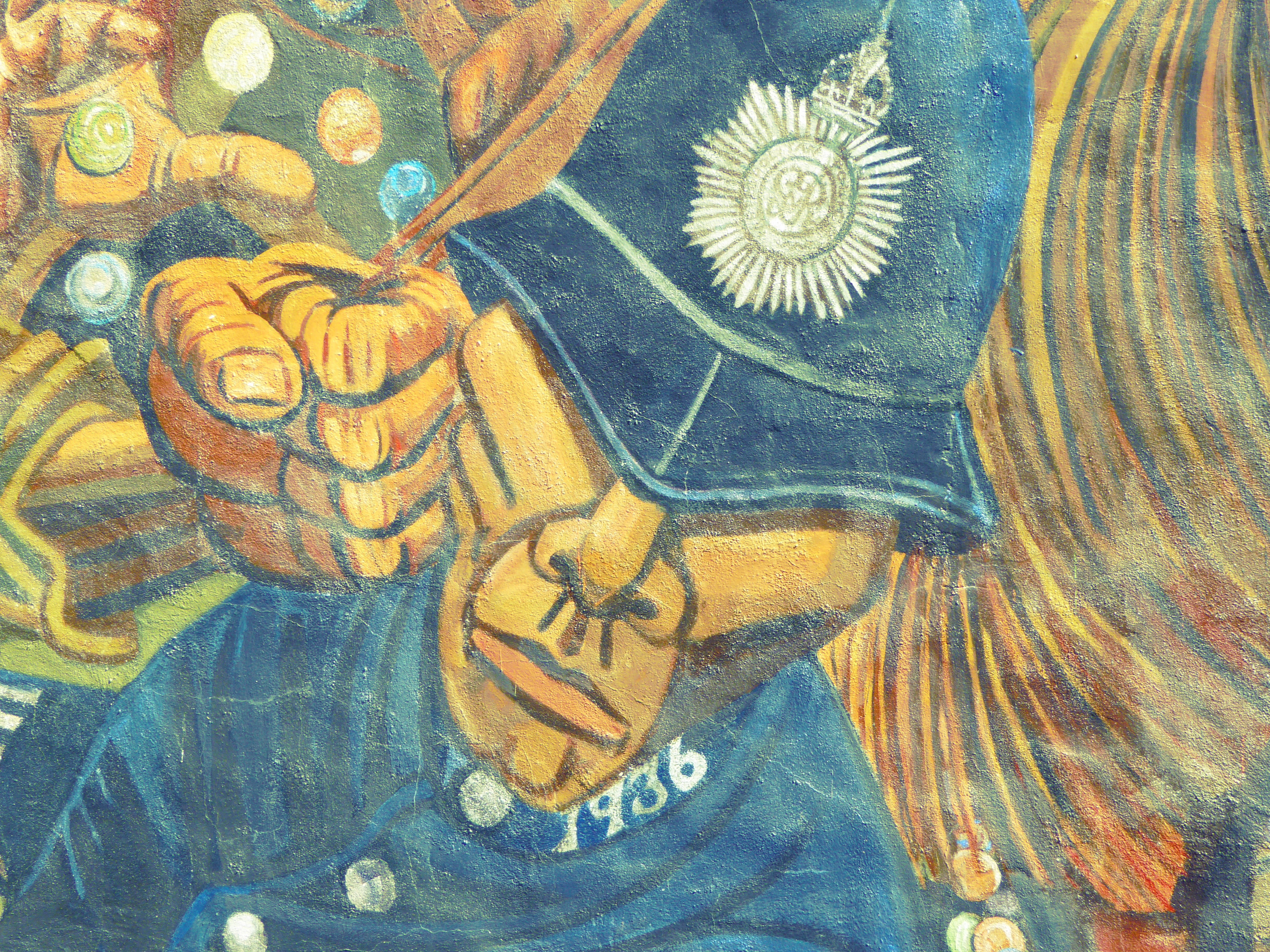 4896x3672 Free Images Painting, Sketch, Drawing, Illustration, Mural - Original Police Painting