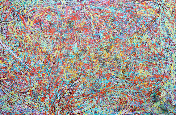 570x373 Drew Zeller Digital Media - Original Pollock Painting