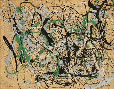 400x313 Jackson Pollock - Original Pollock Painting