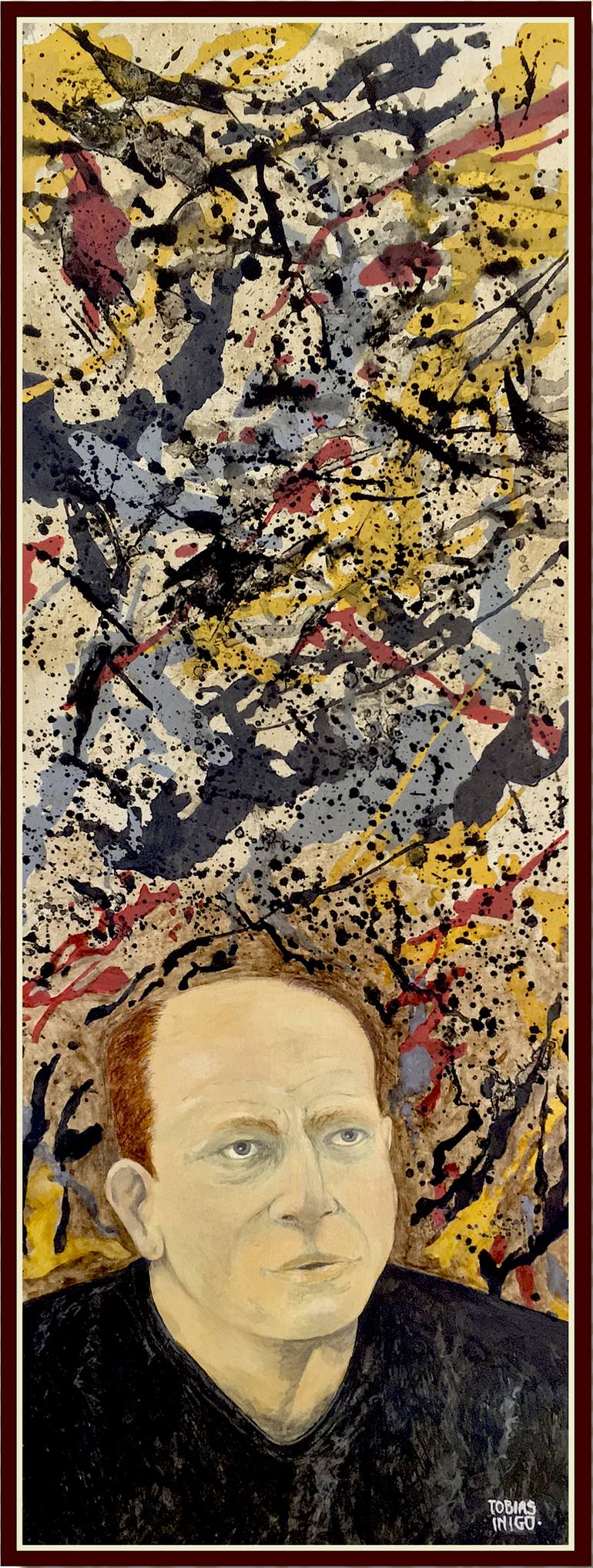 770x2035 Saatchi Art Jackson Pollock - Original Pollock Painting