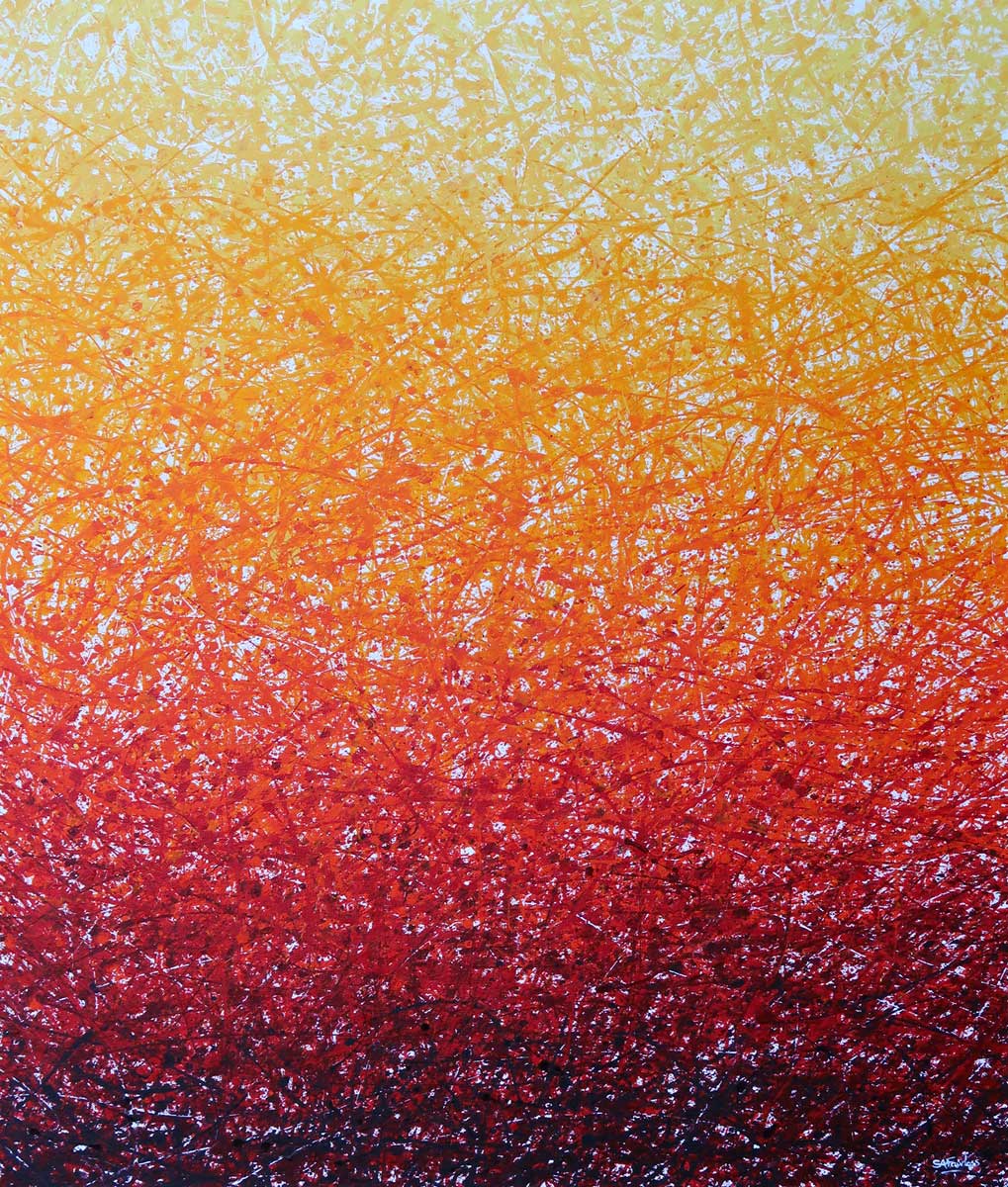 1019x1200 Autumn Colour And Light - Original Pollock Painting