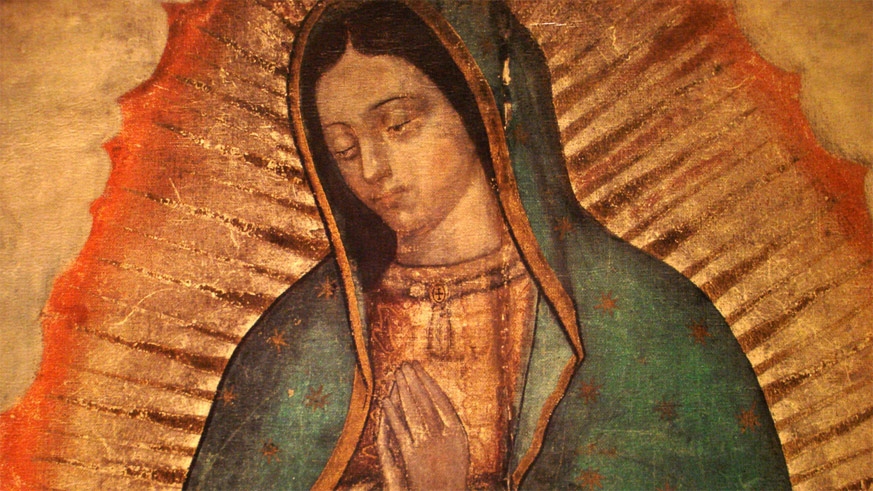 873x491 Dia De Guadalupe In Mexico - Original Virgin Mary Painting
