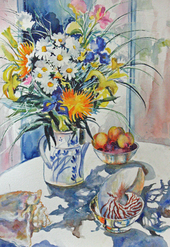 344x500 Nancy Brown - Original Watercolor Painting Prices