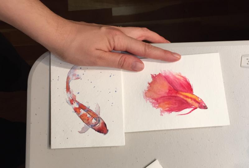 800x541 Pricing Suggestions For Watercolor Cards - Original Watercolor Painting Prices