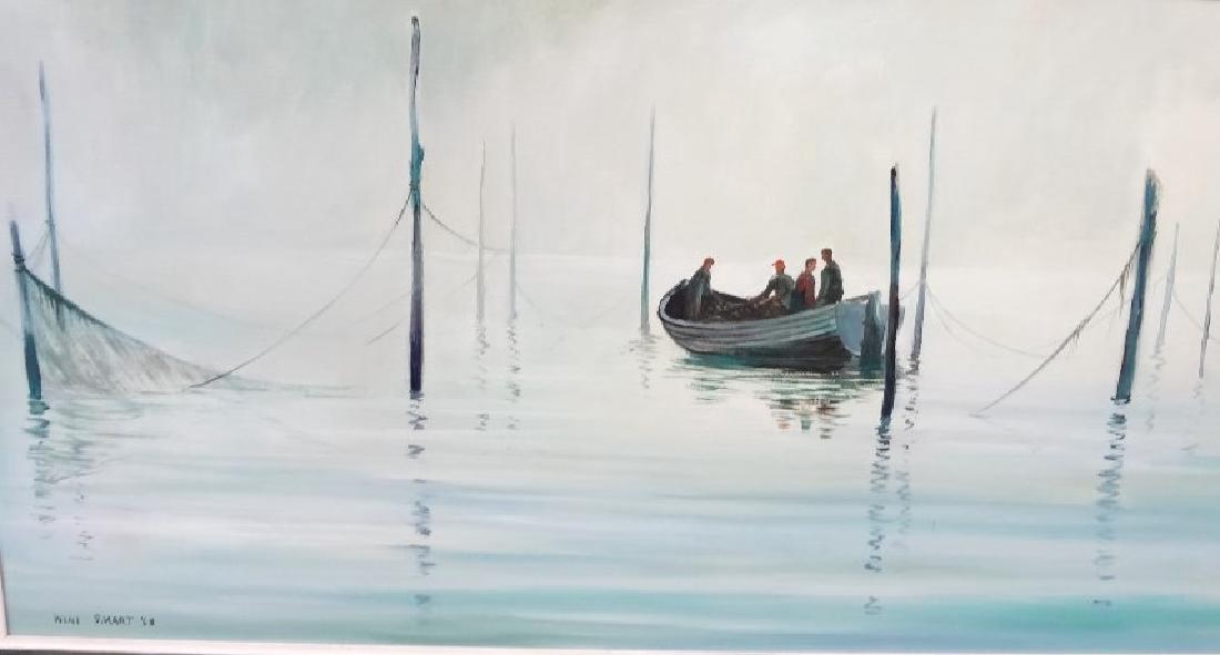 1100x591 Wini Smart (1923 ) Original Watercolor Painting Maine - Original Watercolor Painting Prices